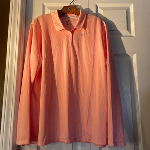 Nike Dri-Fit long sleeve golf shirt